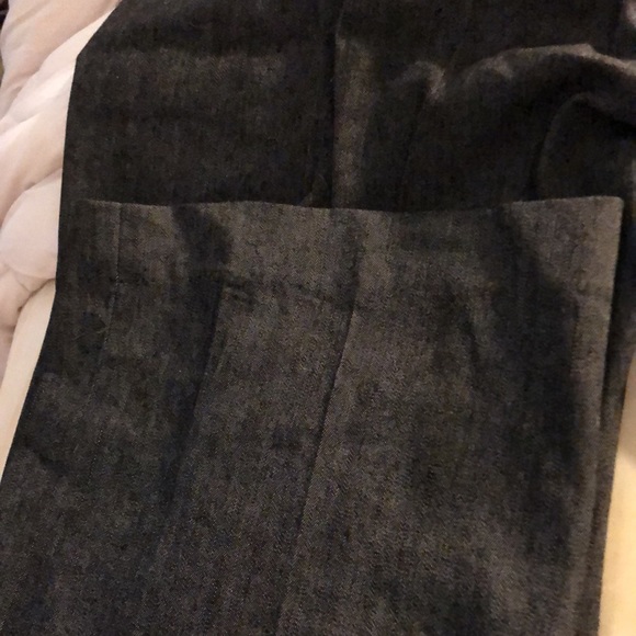 Sandro 100% Cotton Clean Front/Back Straight Leg Denim-like Trousers Fly Front - Picture 9 of 9